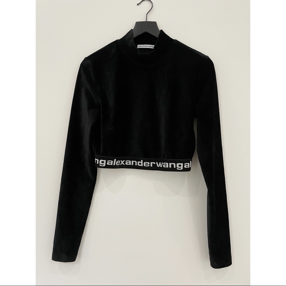 Velour Alexandra want crop top